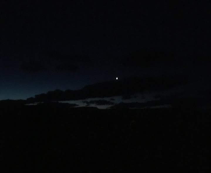 Venus rising in the morning near Zion National Park.